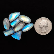 Rainbow Moonstone Cabochons Lot