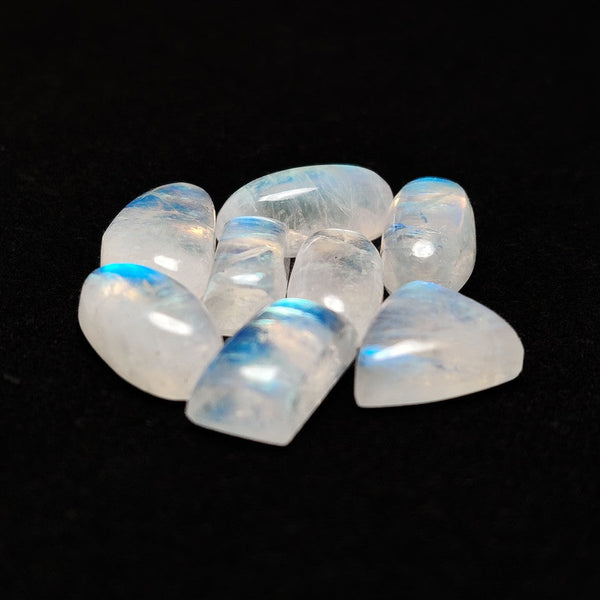 Rainbow Moonstone Cabochons Lot
