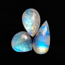 Honeycomb Cut Rainbow Moonstones Lot