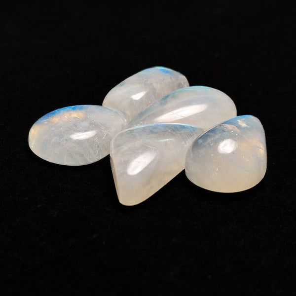 Rainbow Moonstone Cabochons Lot