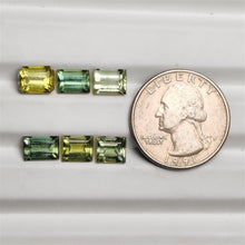 Faceted Fine Green Apatites Lot