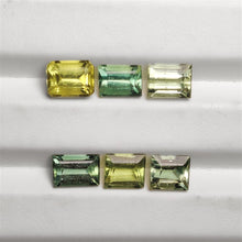 Faceted Fine Green Apatites Lot