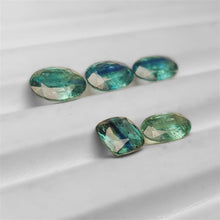 Faceted Rare Bicolor Blue-Green Kyanites Lot