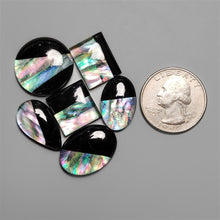 Abalone Shell Inlay Cabochons Lot