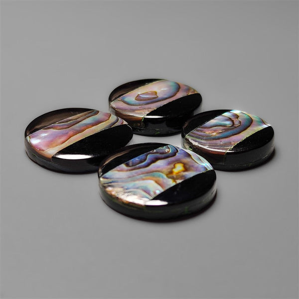 Abalone Shell Inlay Cabochons Lot