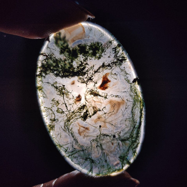 Moss Agate Cabochon