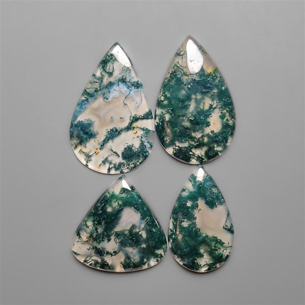 Moss Agate Cabochons Lot