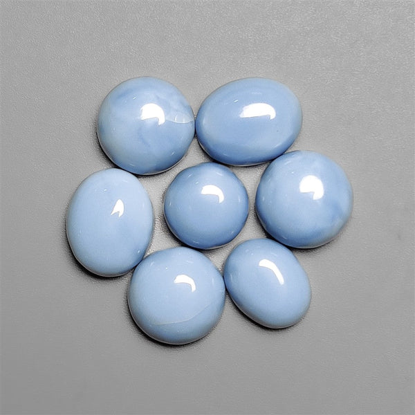 Blue Owyhee Opal Cabochons Lot