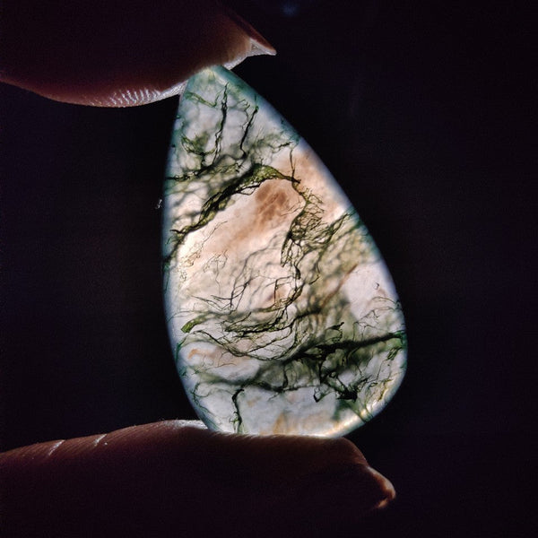Moss Agate Cabochon