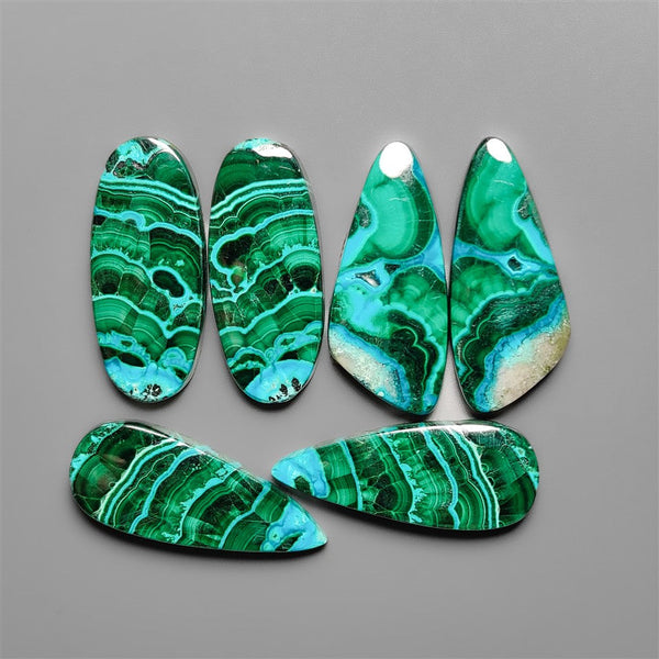 Chrysocolla Malachite Pairs Lot