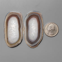 Botswana Agate Slice Pair