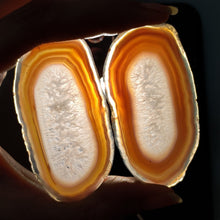 Botswana Agate Slice Pair