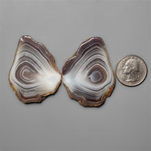 Botswana Agate Slice Pair