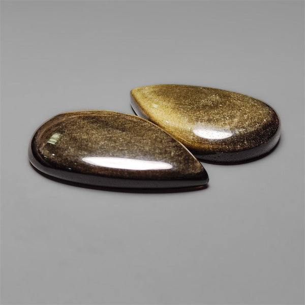 Silversheen Obsidian Cabochons Lot