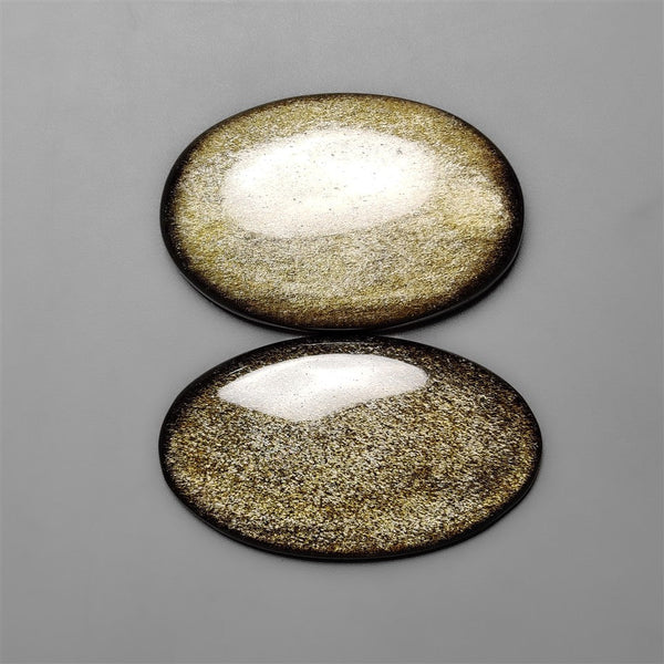 Silversheen Obsidian Cabochons Lot