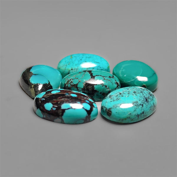 Hubei Turquoise Cabochons Lot