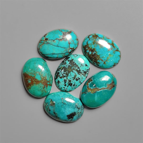 Hubei Turquoise Cabochons Lot