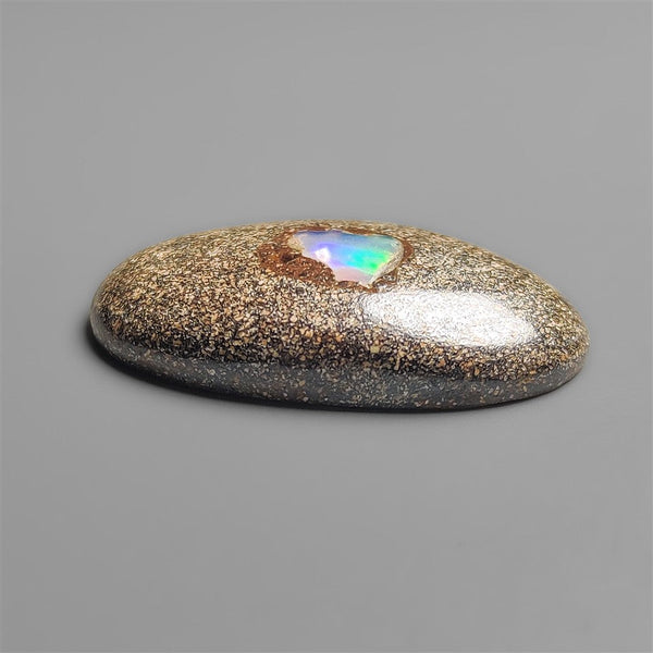 Welo Opal inlay in Boulder Opal Matrix