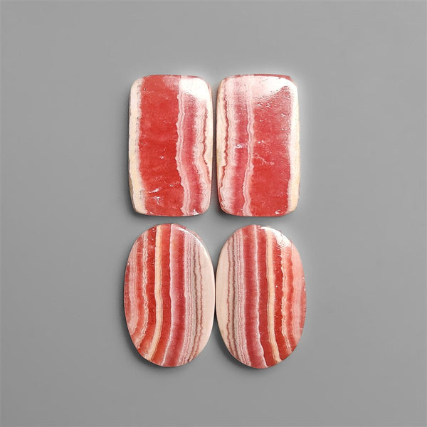 Rhodocrosite Cabochons Pair Lot