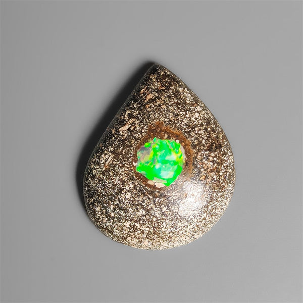 Welo Opal inlay in Boulder Opal Matrix