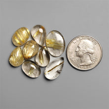AAA Golden Rutilated Quartz Cabochons Lot