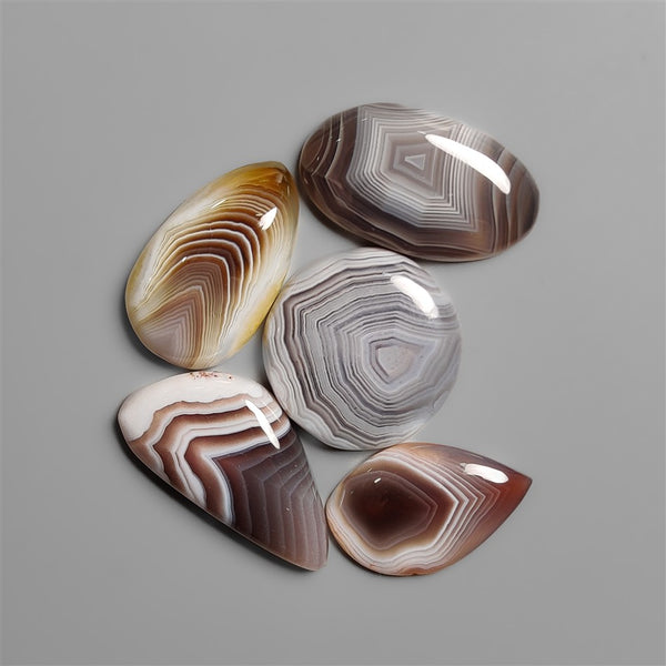 Botswana Agate Cabochons Lot