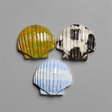 Handcarved Mix Gemstone Shells Lot