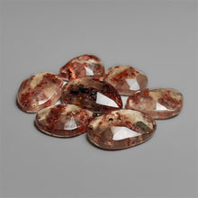 Rose Cut Garnet In Quartz Lot