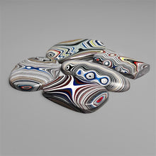 Fordite Cabochons Lot ( Synthetic)