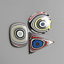Fordite Cabochons Lot ( Synthetic)