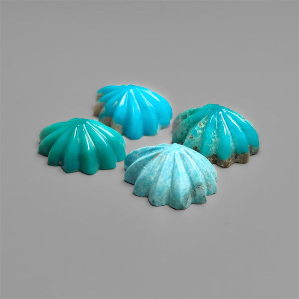 Handcarved Hubei Turquoise Lot