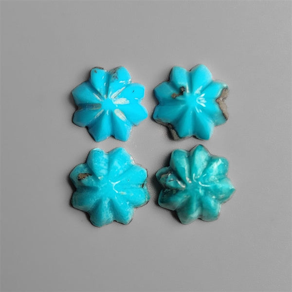 Handcarved Hubei Turquoise Lot