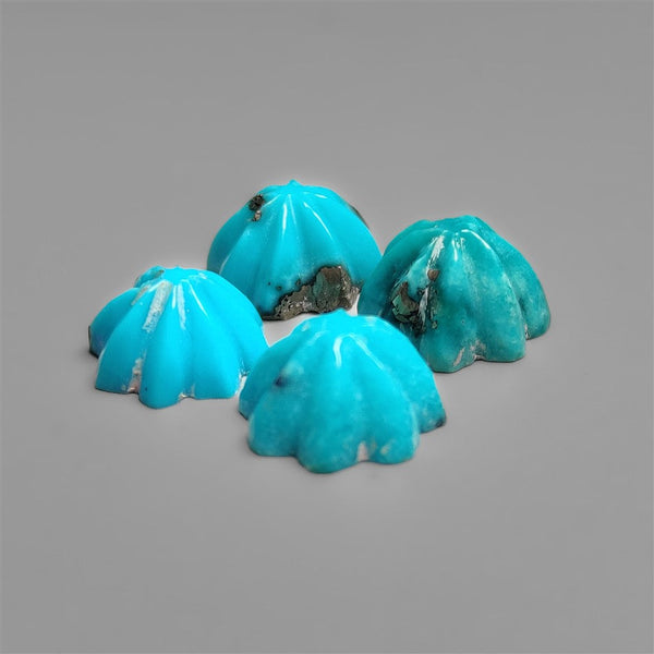 Handcarved Hubei Turquoise Lot