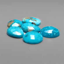 Rose Cut Morenci Turquoise With Pyrite Inclusion Lot