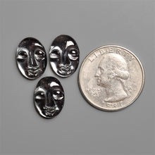 Himalayan Quartz And Hematite Doublet Moonface Lot