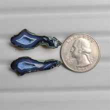 Tabasco Baby Geode Druzy Pair