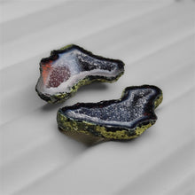 Tabasco Baby Geode Druzy Pair