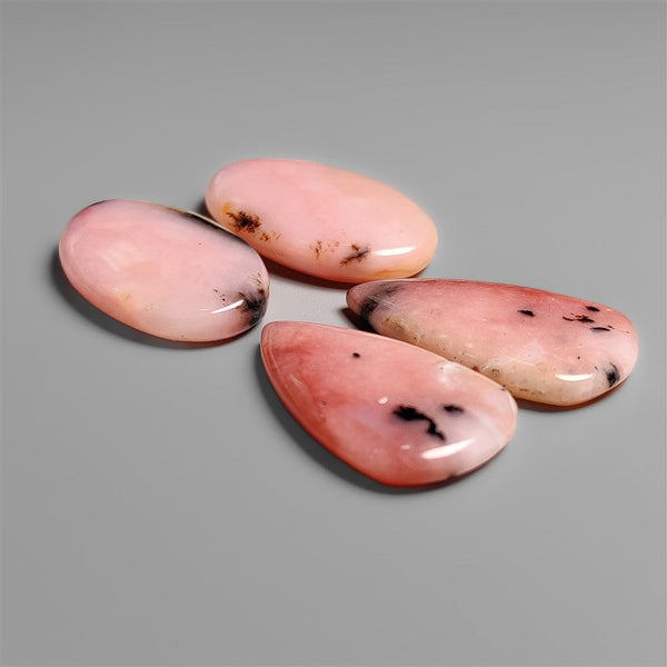 Pink Peruvian Opal Cabocons Lot