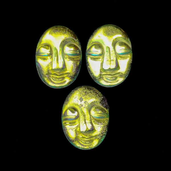 Coated Aura Quartz Moonface Lot