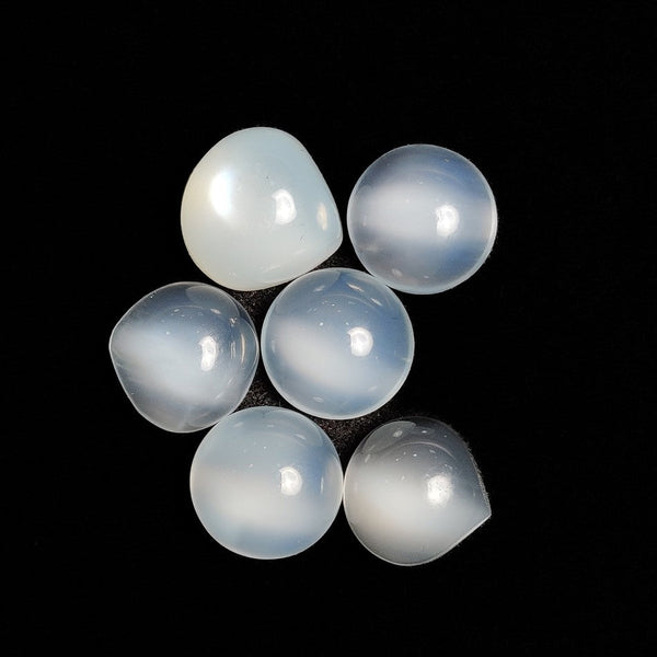 White Moonstone Lot With Cat Eye