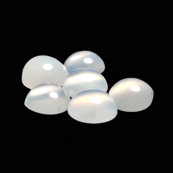 White Moonstone Lot With Cat Eye