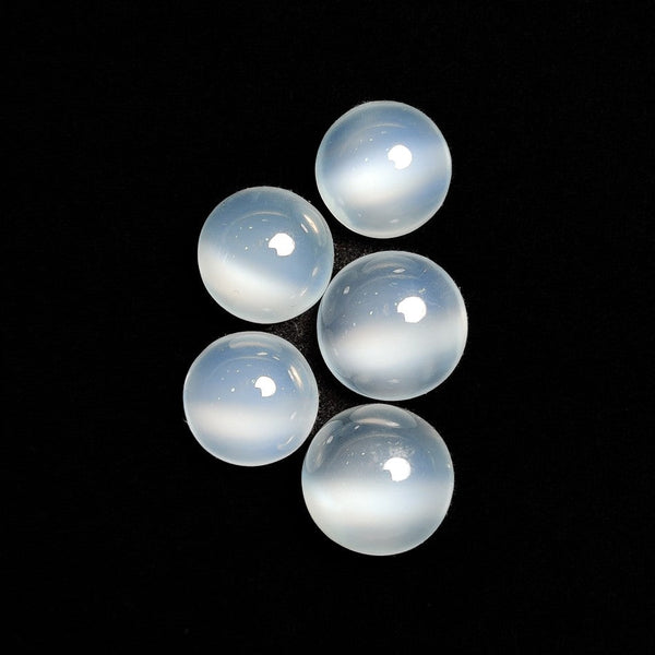 White Moonstone Lot With Cat Eye