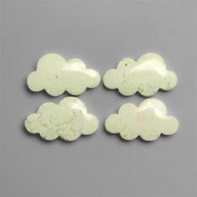 Handcarved Lemon Chrysoprase Clouds Lot
