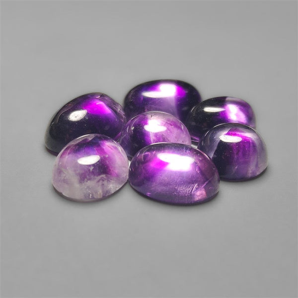 AAA Gem Trapiche Amethyst Cabochons Lot