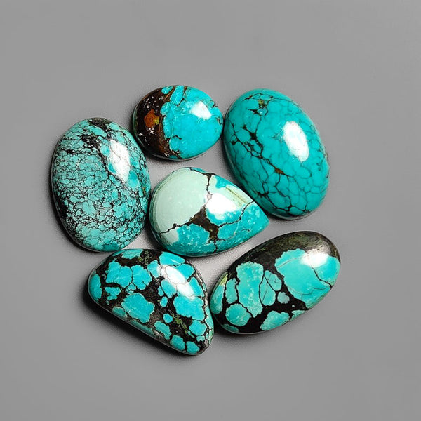 Hubei Turquoise Cabochons Lot-4492 | Gemstone for sale