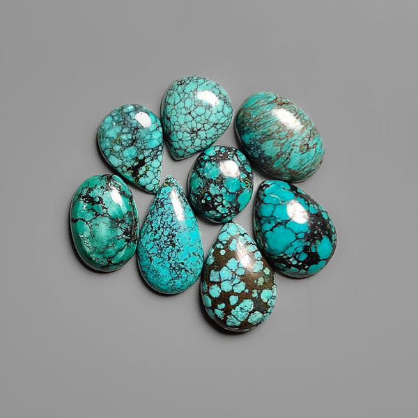 Hubei Turquoise Cabochons Lot-4493 | Gemstone for sale