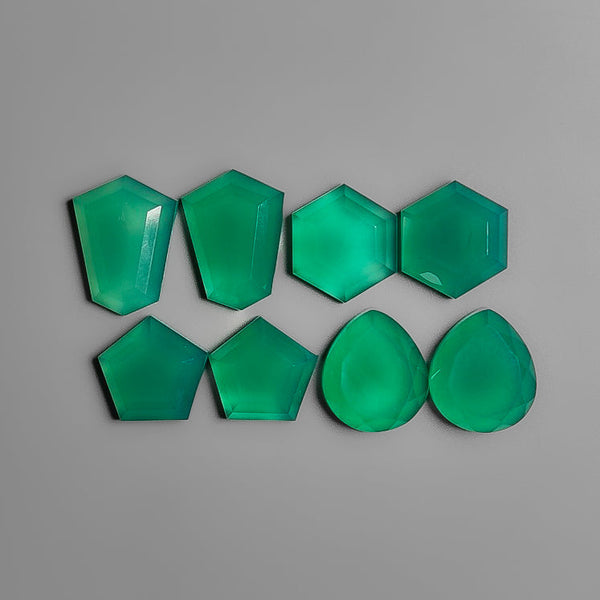 Step Cut Chrome Chalcedony Lot-4549 | Gemstone for sale