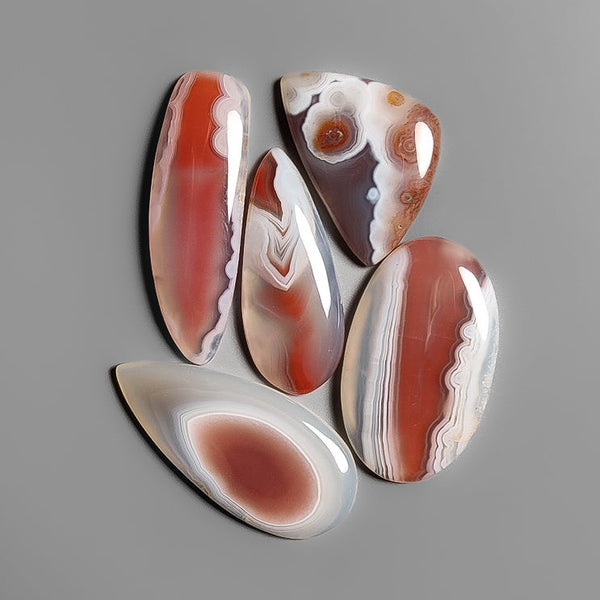 Selected Botswana Agate Cabochons Lot-4555 | Gemstone for sale