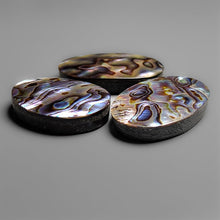 Purple Abalone Shell Cabochons Lot
