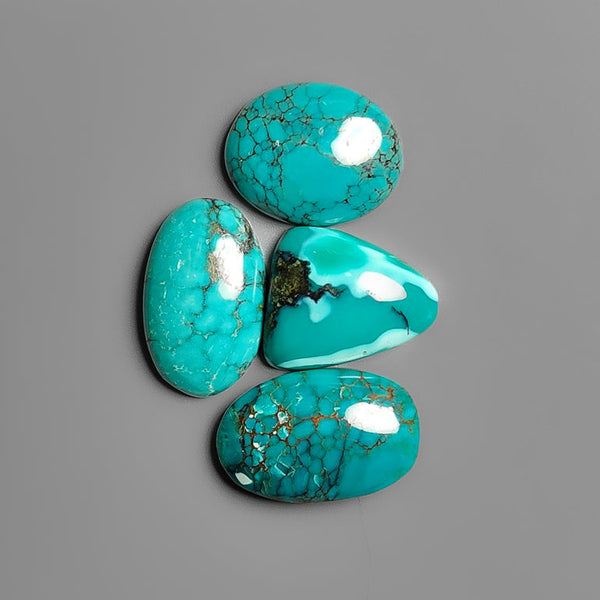 Hubei Turquoise Cabochons Lot-4496 | Gemstone for sale